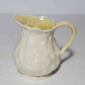 Belleek Creamer Ireland Floral 1965-1980 Vintage